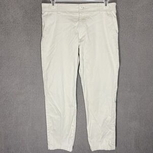 Lee Extreme Comfort Pants Men's 34x30 Relaxed Fit Chino beige pants